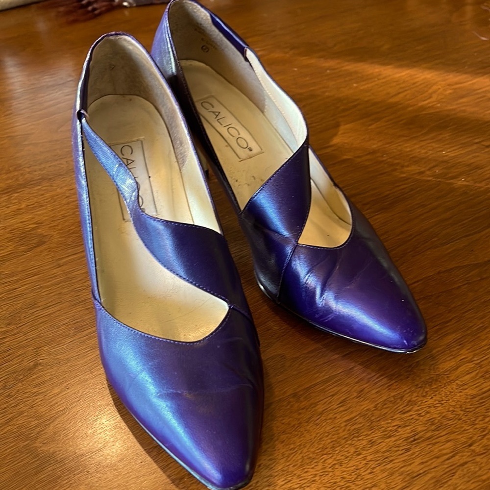 CALICO 1990’s Heels Vintage shoes size 8